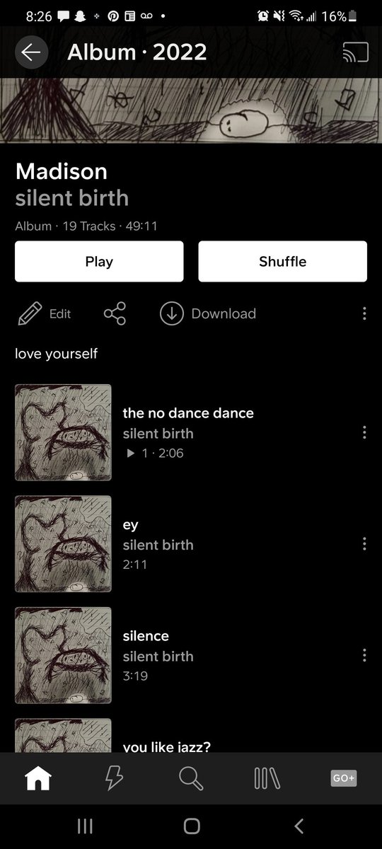 silent birth tweet media