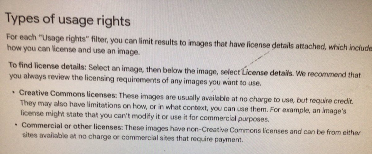 TJPrimary's tweet photo. A super Online Safety lesson for Year 6 today on Copyright/Ownership. We looked at a range of media and explore what we can/can’t do with content that isn’t ours. The images below show how to find images that are ok for us to share(as long as we credit them) #TJ6O #TJComputing https://t.co/mPEyi3DUDA