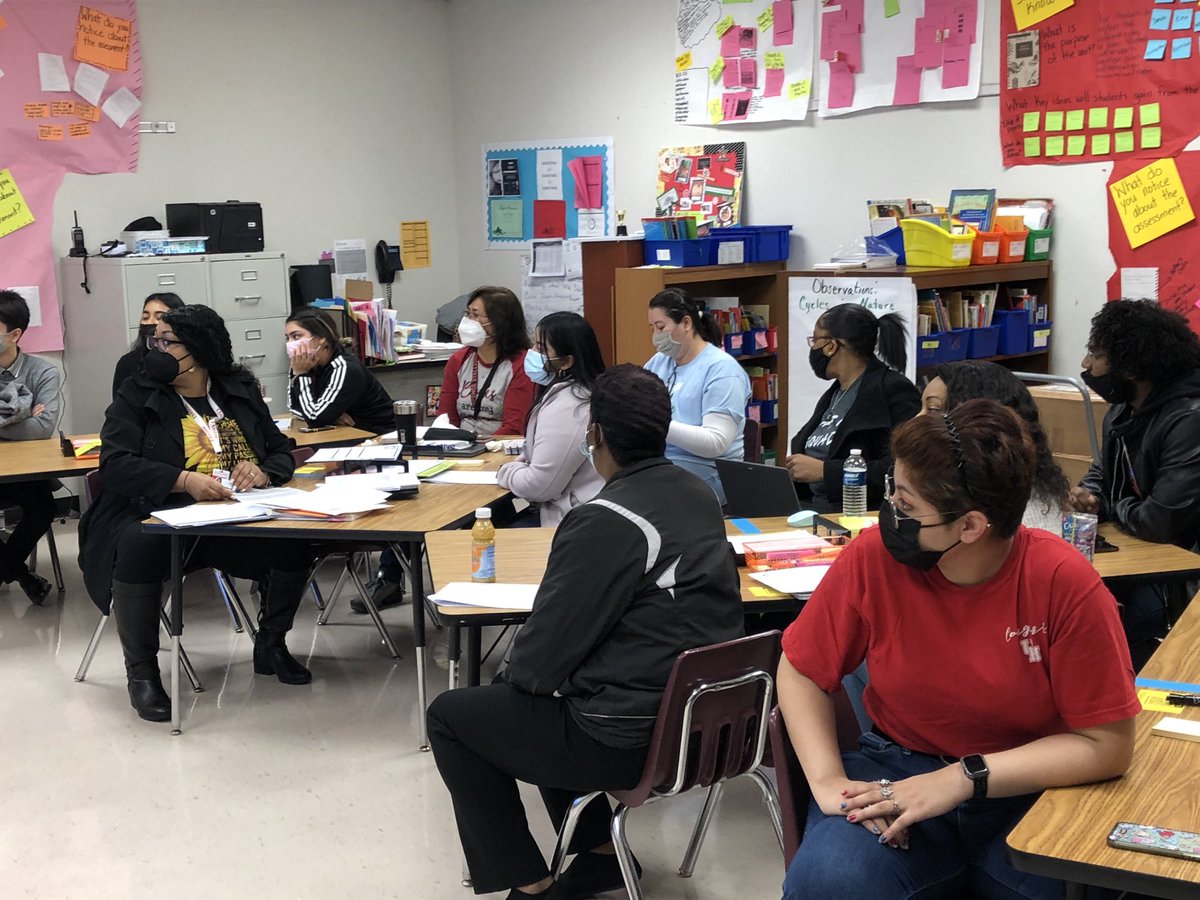 Spence Stallions digging in for some small group instruction