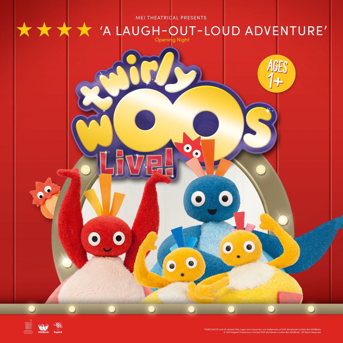 The Twirlywoos are sailing to a theatre near you! Join Great BigHoo, Toodloo, Chickedy &amp; Chick &amp; their friends live on stage for a great big adventure.
⭐⭐⭐⭐ ‘All the fun, mischief and colourful characters of the hit show.’ Manchester Evening News
twirlywoosliveonstage.com