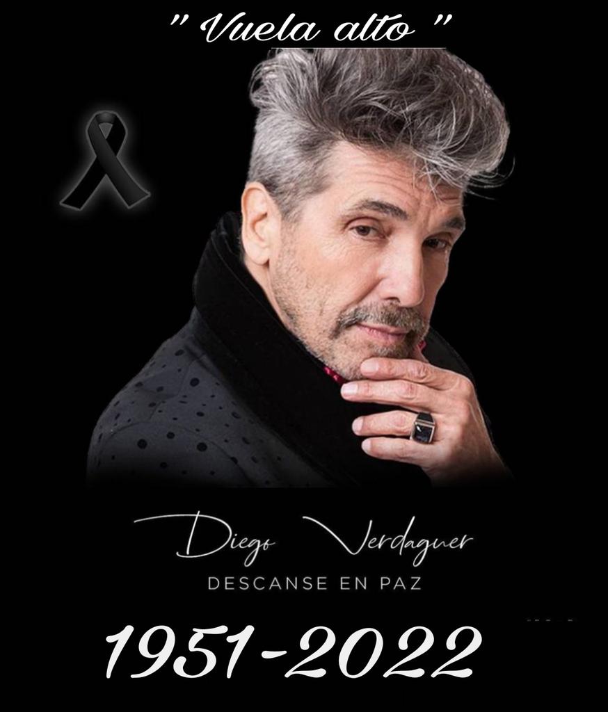 Luisfellr's tweet photo. #fhlr
Terrible noticia ¡
Fallece Diego Verdaguer" a consecuencia del COVID-19 
Mi más sentido pésame a su familia y admiradores 
#DescanseEnPaz #DiegoVerdaguer @amandamiguels https://t.co/asmVOQFe9u