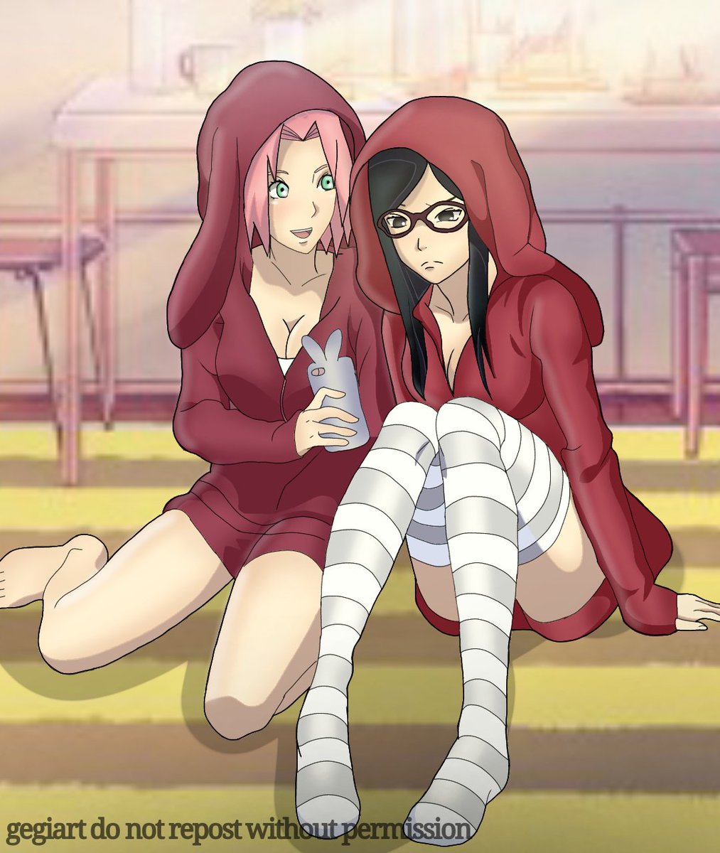 jen08li🌸🍅 on X: Sakura and sarada as teens🍅🌸 t.co3d8CFwZfzb   X