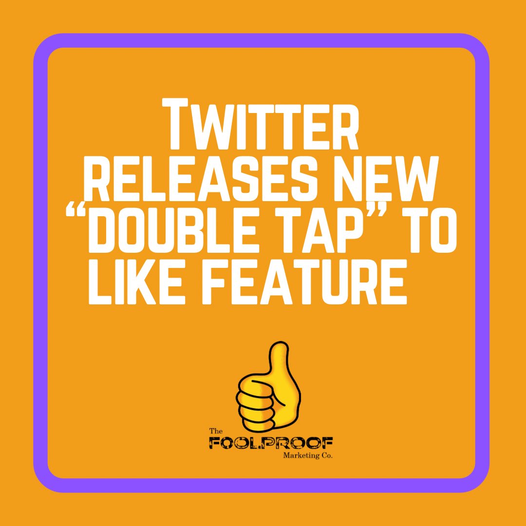 You can “double tap” to like Tweets now! Double tap this post to test it out 😍