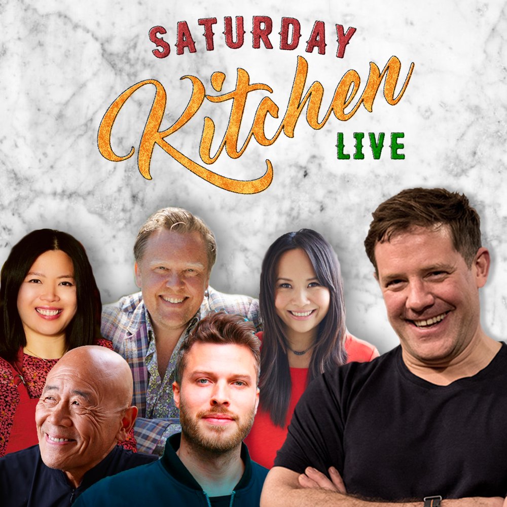 SaturdayKitchen (@saturdaykitchen) on Twitter photo He's back!🤗 Join <a href="/matt_tebbutt/">Matt Tebbutt</a> tomorrow morning to celebrate #LunarNewYear with chefs Mandy Yin (<a href="/SambalShiok/">Sambal Shiok - Mandy Yin</a>), <a href="/Chinghehuang/">Ching-He Huang</a> and <a href="/ChefKenHom/">Ken Hom, CBE</a>! Plus, joining in with the festivities <a href="/jollyolly/">Olly Smith</a> and special guest <a href="/rickedwards1/">Rick Edwards</a>!✨🍾
#SaturdayKitchen live on <a href="/BBCOne/">BBC One</a> at 10am!📺 He's back!🤗 Join <a href="/matt_tebbutt/">Matt Tebbutt</a> tomorrow morning to celebrate #LunarNewYear with chefs Mandy Yin (<a href="/SambalShiok/">Sambal Shiok - Mandy Yin</a>), <a href="/Chinghehuang/">Ching-He Huang</a> and <a href="/ChefKenHom/">Ken Hom, CBE</a>! Plus, joining in with the festivities <a href="/jollyolly/">Olly Smith</a> and special guest <a href="/rickedwards1/">Rick Edwards</a>!✨🍾
#SaturdayKitchen live on <a href="/BBCOne/">BBC One</a> at 10am!📺