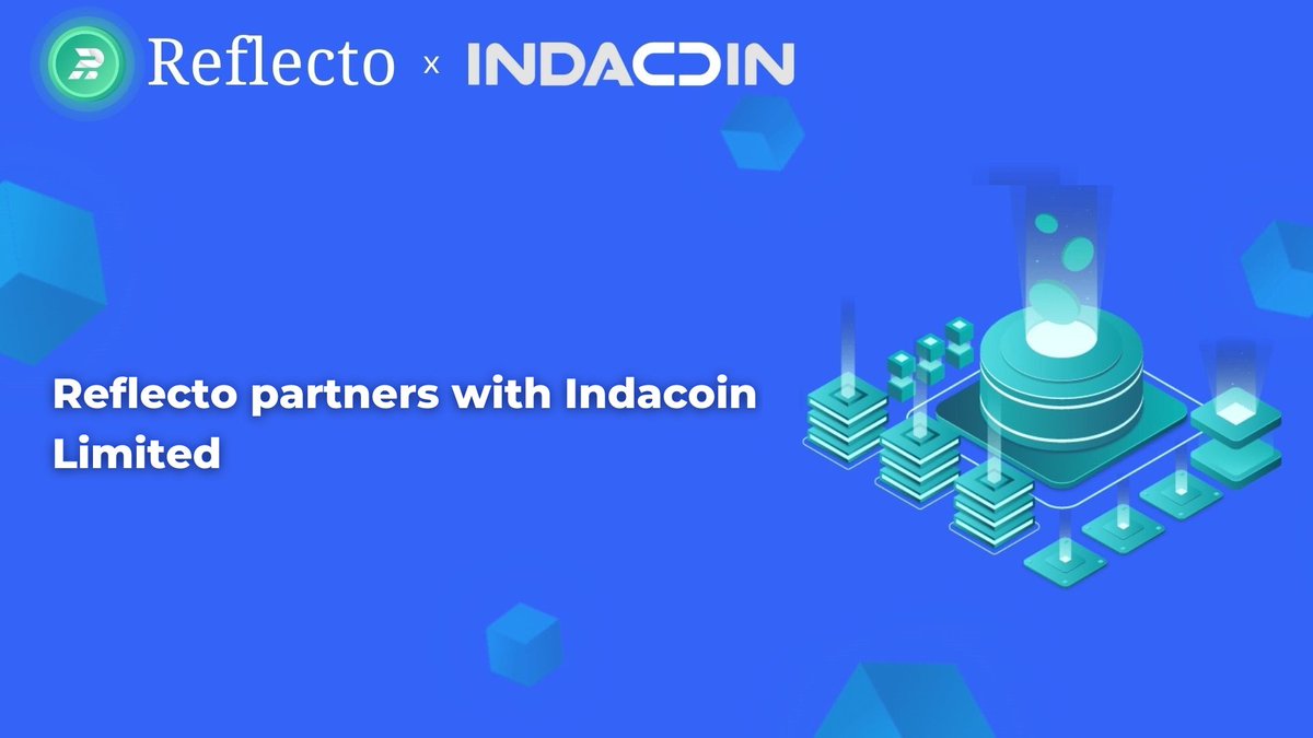 Indacoin's tweet photo. As you know, Reflecto coins are already available for Visa and Mastercard on Indacoin.💳
 
We prepared a press release on Medium to tell you more about our partnership and introduce this wonderful project to you.🙂
 
Press the link to read: https://t.co/4jZMdbg1Hm
@reflectocoin https://t.co/uKSJn01A5Y