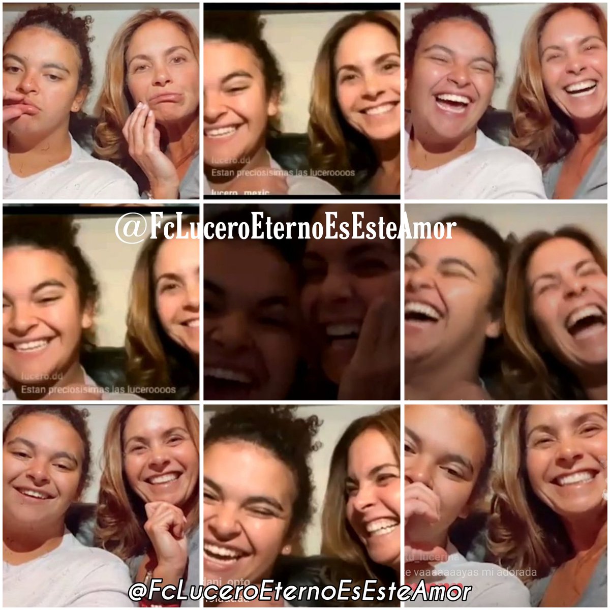 FcLuEternoAmor's tweet photo. Las amo muchísimooooo 
#Instagram #Live @luceromexico y @LuceroMijaresOf #Madre #Hija #adoradas 😍🥰 #LuceroMomentos https://t.co/SWqkOJ2wJD