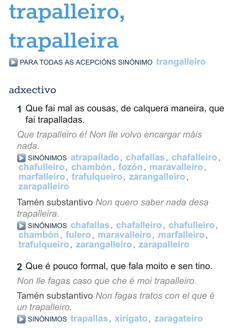 maceiragz's tweet photo. Propoño que os dicionarios da @AcademiaGalega e o #Estraviz @emgalego exemplifiquen coa actitude do xuri do @eurovision_tve #BenidormFest o que é unha #TRAPALLADA e como son os/as TRAPALLEIROS/AS
Con certeza o consenso ha ser amplo https://t.co/KrtgMZ5hN7
