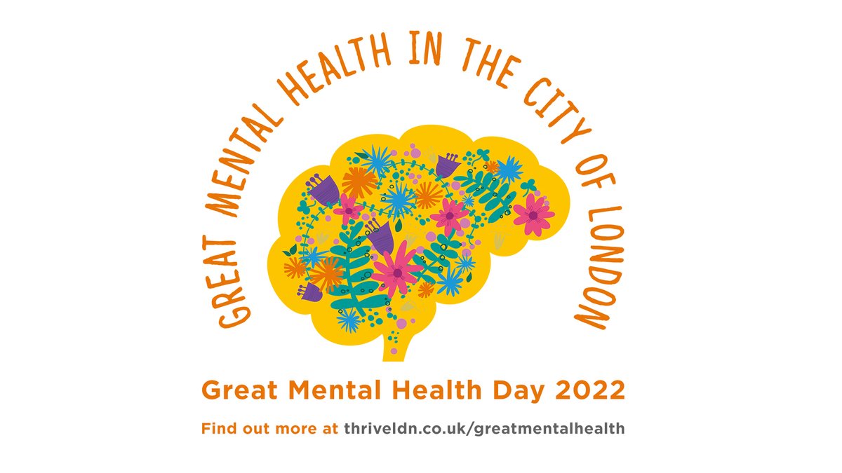 Today is London’s first ever Great Mental Health Day. A day aimed to tackle the stigma around mental health and to learn more about the small things we can all do to support our wellbeing.

What do you do to support #GreatMentalHealth?

For ideas, visit thriveldn.co.uk/greatmentalhea…