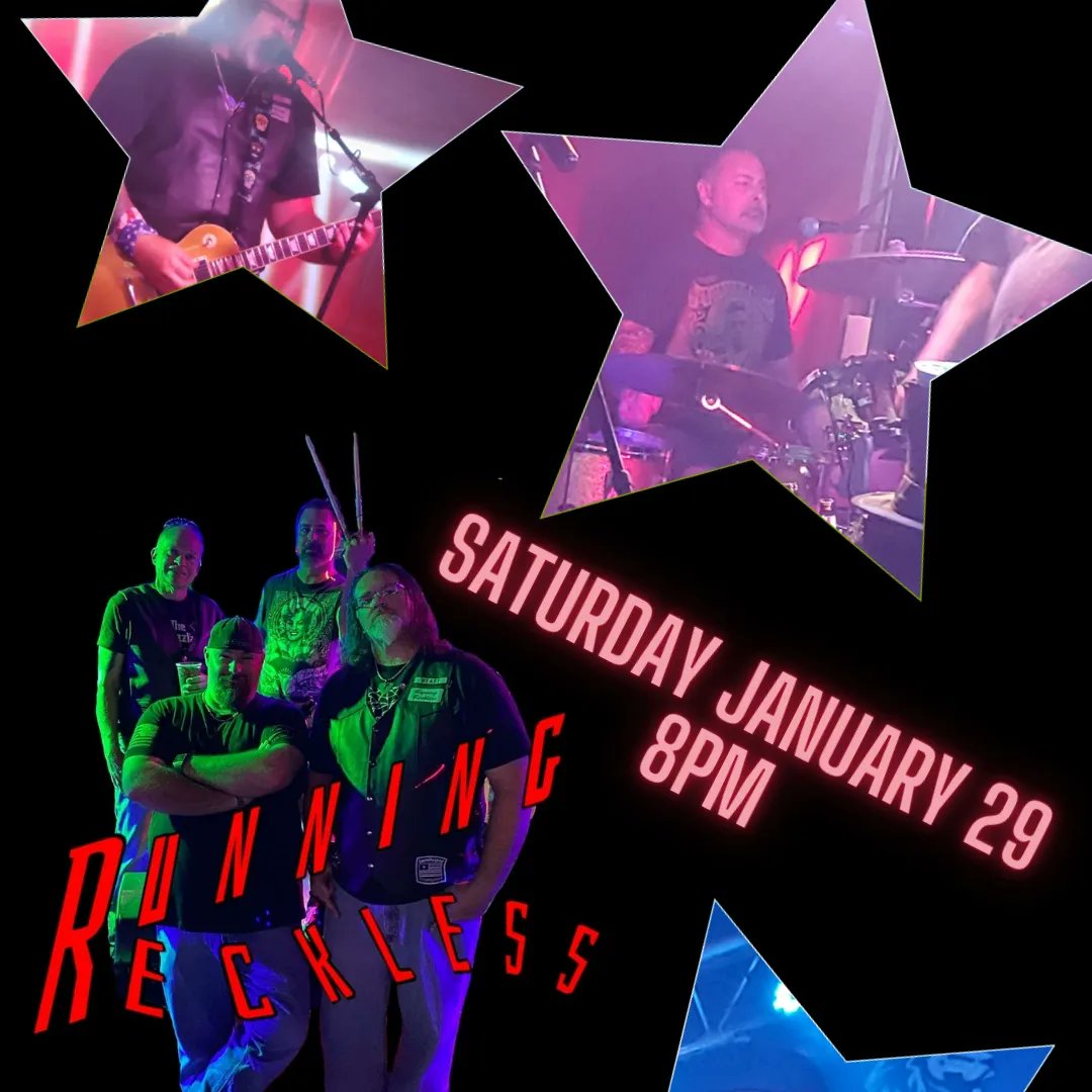 Mach5E21's tweet image. Running Reckless  is Running Wild this weekend. Tonight they will be at OTC in Winter Haven 8:00pm Rockin out OTC Bike Night don&apos;t miss it!!! And Tomorrow night they will rockin all over Out N About starting at 8pm. So come on out and have a blast with this amazing local band!!!