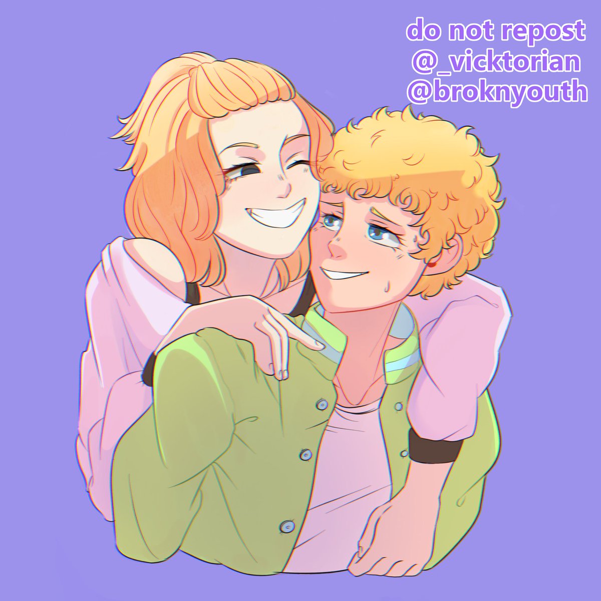 This is kinda the first work of the year heh, a collab w/ my lovely <a href="/broknyouth/">flori</a> 💕😭i colored her lineart and she colored mineee, im so happy with this, she is amazing please send her some lovee, she is a great artist 💐

#東卍FA #TokyoRevengersfanart #takemichi #mikey #takemikey