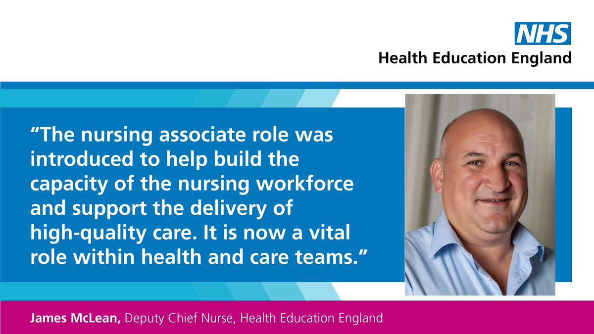NHS England Workforce, Training and Education (@nhse_wte) on Twitter photo 3 years ago today <a href="/nmcnews/">Nursing and Midwifery Council</a> opened their register to nursing associates - a huge shout out to all the fab NAs and TNAs out there!
Our deputy chief nurse <a href="/JamesIanMcLean/">James McLean MBE</a> has written a blog to commemorate this milestone - read it here orlo.uk/8UAF2
<a href="/MRadford_HEECN/">Prof Mark Radford CBE PhD RN</a> 3 years ago today <a href="/nmcnews/">Nursing and Midwifery Council</a> opened their register to nursing associates - a huge shout out to all the fab NAs and TNAs out there!
Our deputy chief nurse <a href="/JamesIanMcLean/">James McLean MBE</a> has written a blog to commemorate this milestone - read it here orlo.uk/8UAF2
<a href="/MRadford_HEECN/">Prof Mark Radford CBE PhD RN</a>