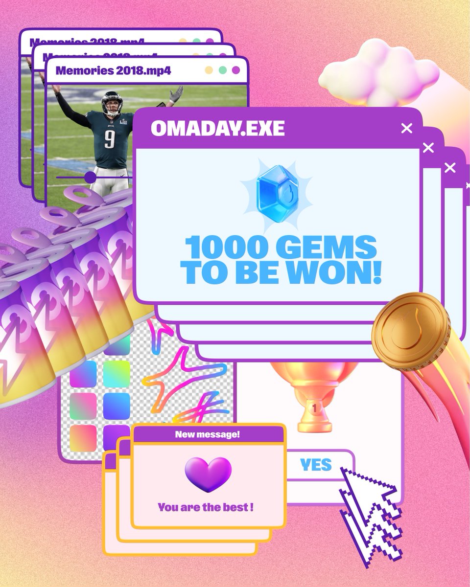 omada_us's tweet photo. 💎 OMADAY GIVEAWAY 💎

🥳 Happy Omaday! We're giving 🔟 (TEN!) players 1000 Diamonds today.

Here's how to enter:
👉 Follow @omada_us
♻️ Retweet
🤝 Tag a Friend https://t.co/Yp1t5nadWq