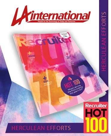 LAInternational's tweet photo. LA International is delighted to have been named the Number 1 most profitable Resourcing Organisation ‘Per Head/Employee’ for the second consecutive year by The Recruiter magazine for organisations with 100+ employees. #Hot100  https://t.co/0jQyqJ8uJk https://t.co/sPx1SLoIkp
