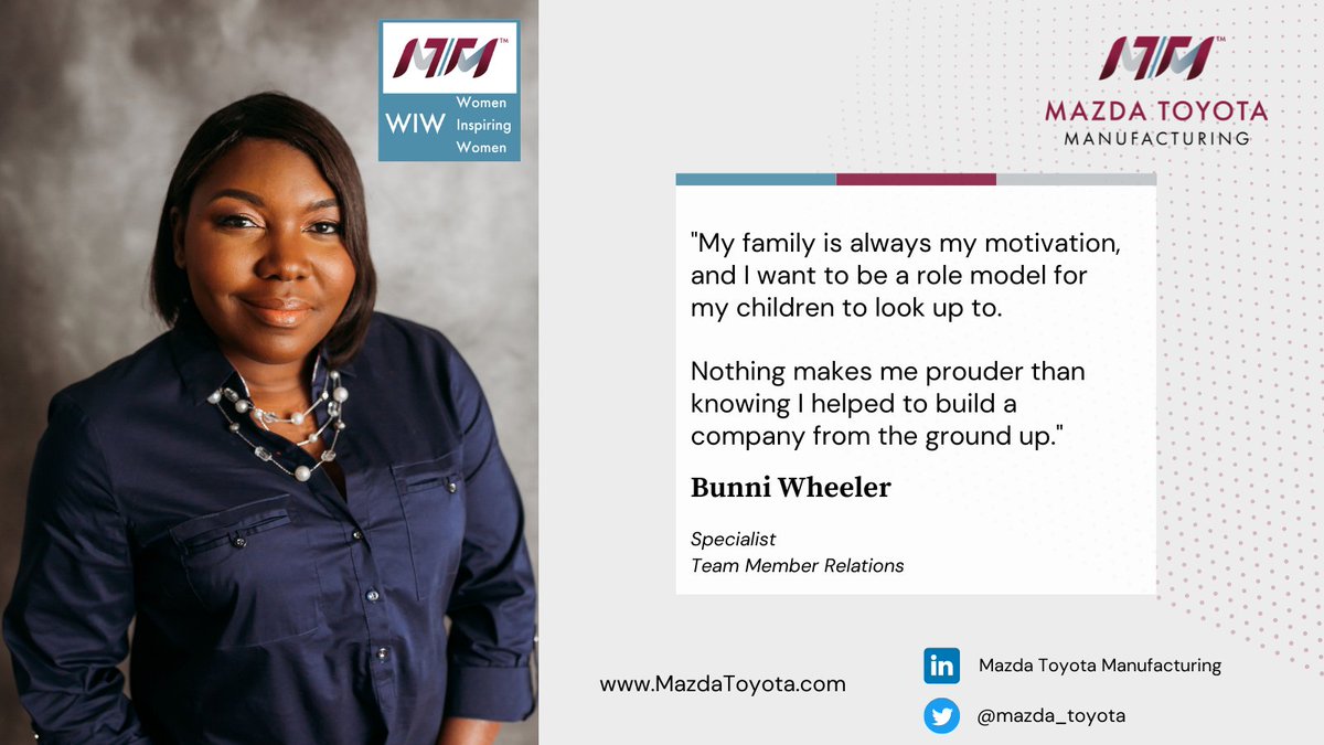 Bunni Wheeler has been with MTM for over two years, and was proud to help launch Chrome River business reimbursement for our team. She continues to support MTM now as a Specialist in Team Member Relations. Women Inspiring Women is proud to recognize Bunni's accomplishments!