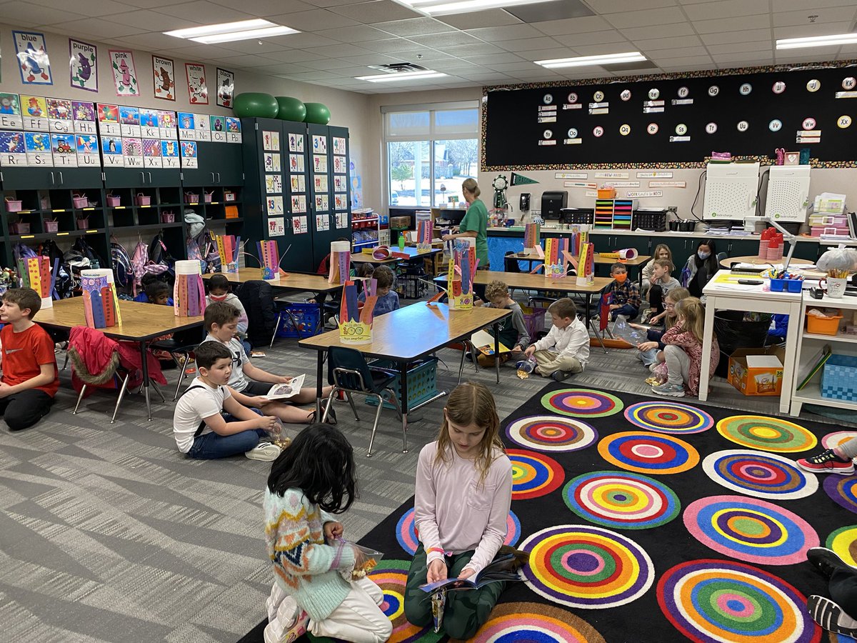 Thank you, Mrs. Fleming’s kindergarten class, for inviting us to come and read with you this afternoon. We can’t wait to come back! <a href="/rockenbaughES/">Rockenbaugh ES</a> #BetterTogether