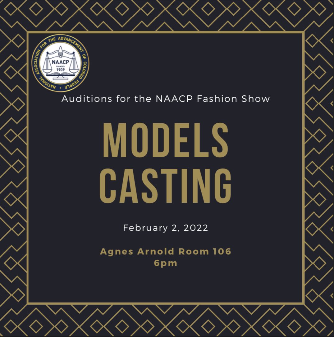 We are having auditions for our annual fashion show…so if you’re interested make sure to look your very best! Good luck✨