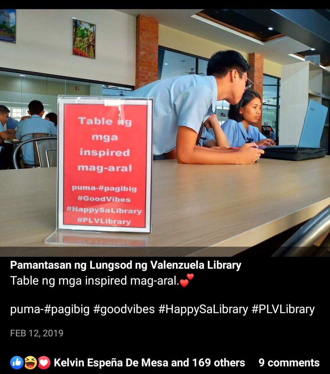 PLVLibrary's tweet photo. Kahapon pa bumabalik-balik sa notifications namin ang post na 'to😅. Oo na, alam namin PLVians na malapit na ang February 💗✨.

puma-#pagibig #goodvibes #HappysaLibrary #PLVLibrary #ValenzuelaCity https://t.co/N08LN5aNac