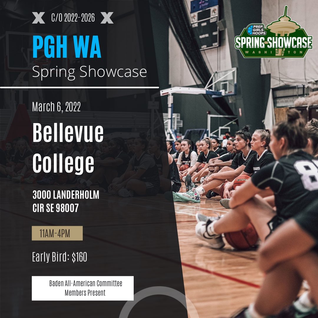 PGH WA Spring Showcase

🚨Limited spots will be available before you know it! 

2024 Giselle Dogan
2023 Amanda Pham
2025 Lia Hanson 
2025 Alyssa Neumann

Join them: events.prepgirlshoops.com/e/438/register…