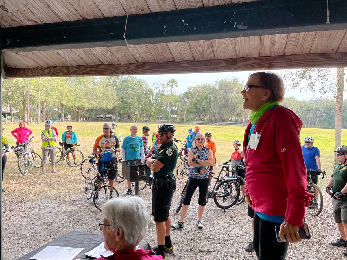 SJR2C's tweet photo. Another Ribbon Cutting on the Loop.   Love DeBary's community spirit and support for trails and cycling. https://t.co/FGOg4VNon4