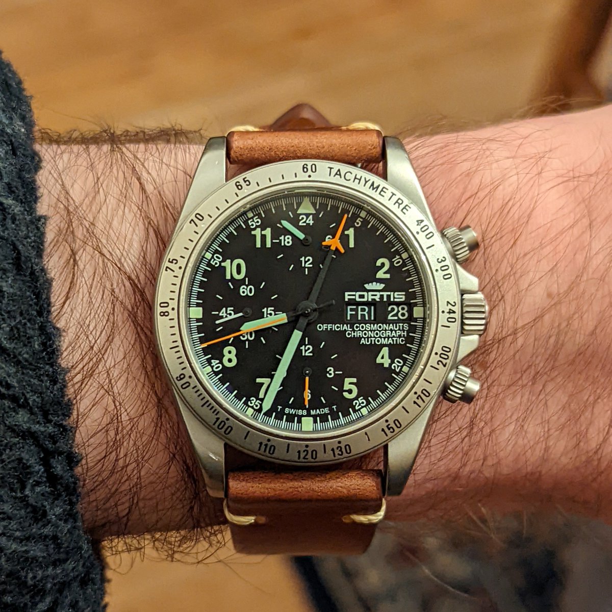 Fortis cosmonauts chrono this evening. Have a great weekend all.