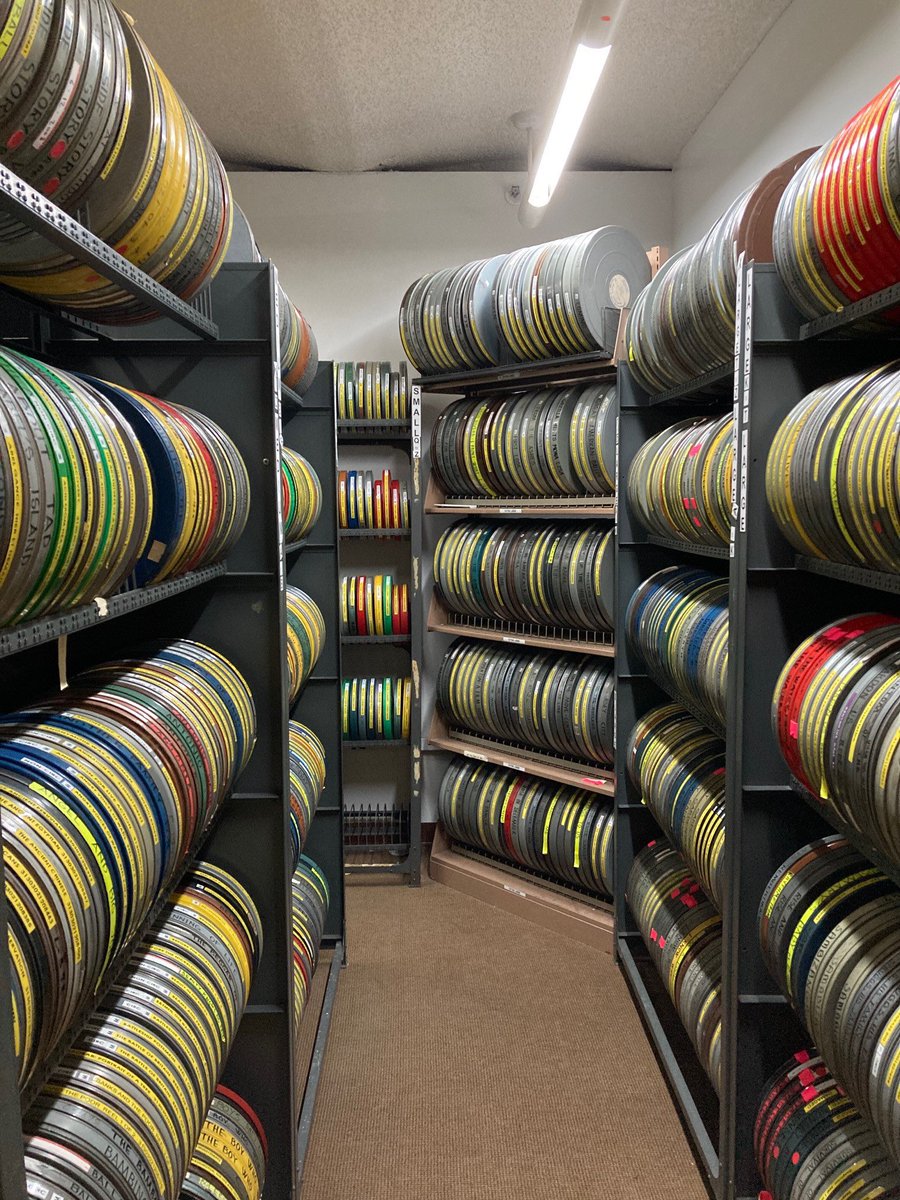 Did you know that Pratt Institute Archives holds over 2400 unique titles on 16mm? #ArchivesShelfieDay