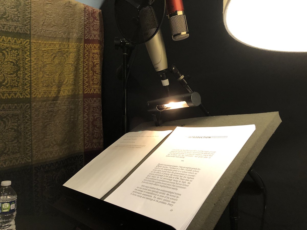 PsJasonThompson's tweet image. First studio session in the books (No pun intended. Ok, maybe a little intended.) Worth No Less audiobook coming to Audible soon! #worthnoless #notdoneyet