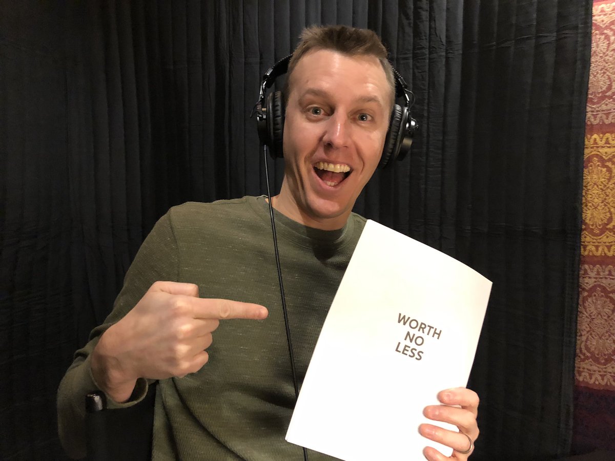 PsJasonThompson's tweet image. First studio session in the books (No pun intended. Ok, maybe a little intended.) Worth No Less audiobook coming to Audible soon! #worthnoless #notdoneyet