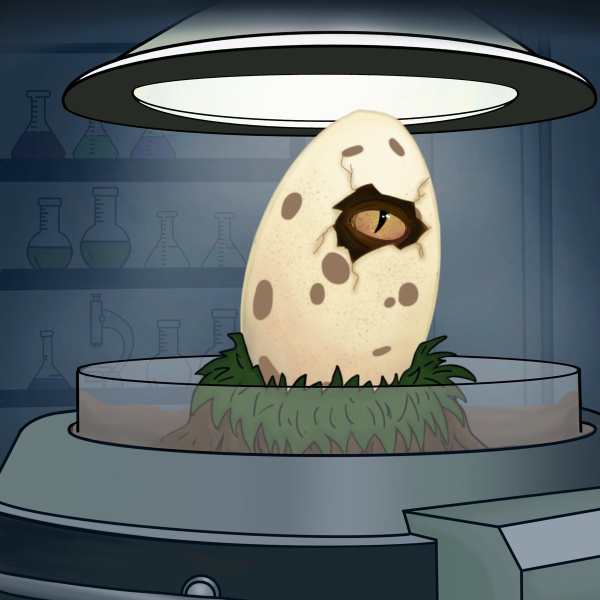 Happy to be an OG Raptor owner that came with an egg… Thanks to some shuffle luck 🎉🍾 <a href="/theraptorclub/">Raptor Club</a> #algofam #NFT #NFTCommunity