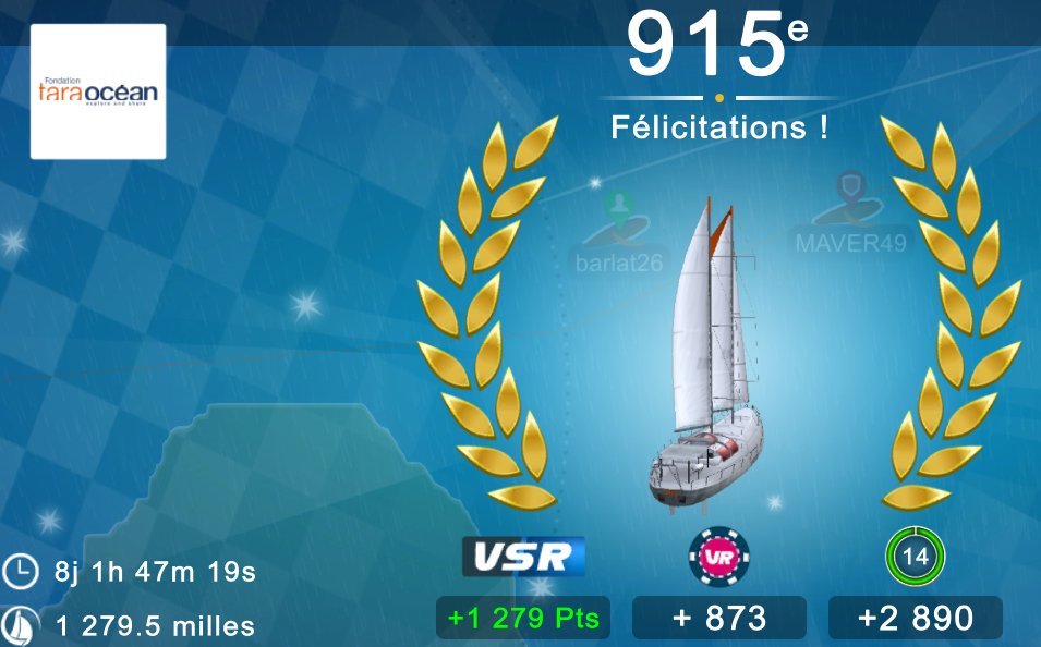 Arrivée à bon port à San Gregorio 🇨🇱 sur l’étape 1⃣0⃣ de la <a href="/TaraOcean_/">Fondation Tara Océan</a> sur <a href="/VirtualRegatta/">Virtual Regatta</a> en mode #PDD #Tara #TeamProjectionVirtuelle #PV7🐺 #Meutedeloups Direction la #TransQuadra2 #VROffshore