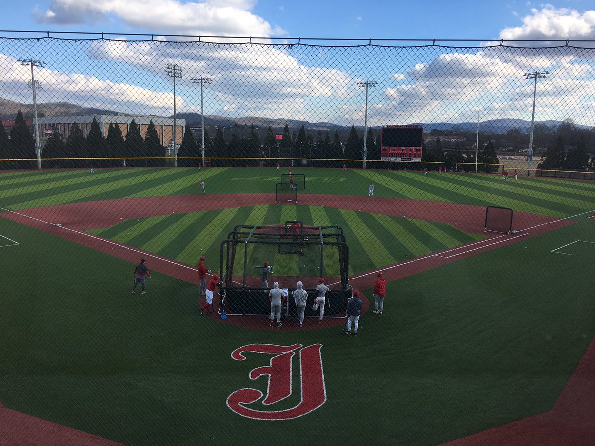 Today’s office view! Three weeks from Opening Day!