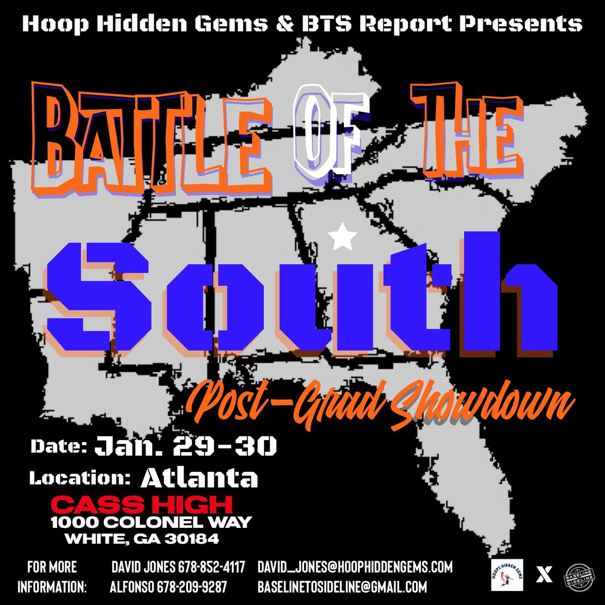 BTS_Report's tweet photo. The Battle of the South Post-Grad schedule is out for this weekend. 
Teams traveling from FL, GA, MS and SC.  Please DM for media inquiries.  College coaches of ALL levels are welcome.
📅 01/29/2022
⏰ 9:30 am
📍 @CassBasketball 
🎟 Access below 
#BOTSPG https://t.co/sbCxFTH5xL