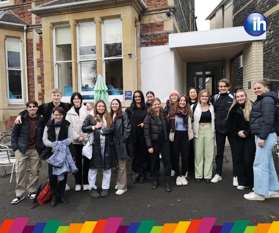 It's not goodbye.. it's see you later! 👋

Congratulations to our Swiss group completing their course today - it's been a pleasure to have you study with us, and we wish you all the best for your future studies! 

We hope to see you in Bristol again soon! 🤩