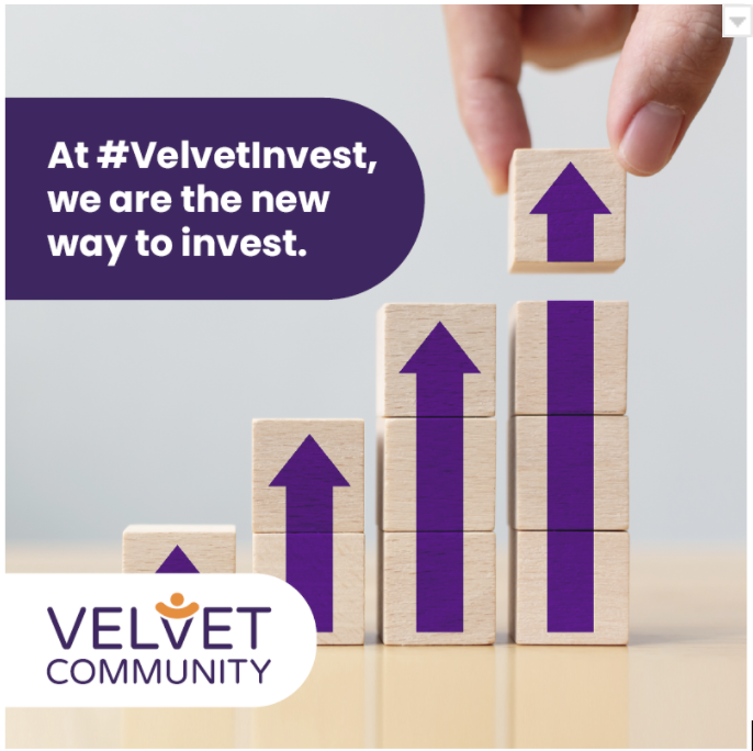 VelvetCollab's tweet photo. At #VelvetInvest, we are the new way to invest.
Join investors and strategic partners in accessing fully vetted businesses ready for funding.
Contact us today to find out how: https://t.co/fbzffvOdK9
#VelvetCommunity #VevletCollab #community #business #funding #startups https://t.co/heoQSvT1GV