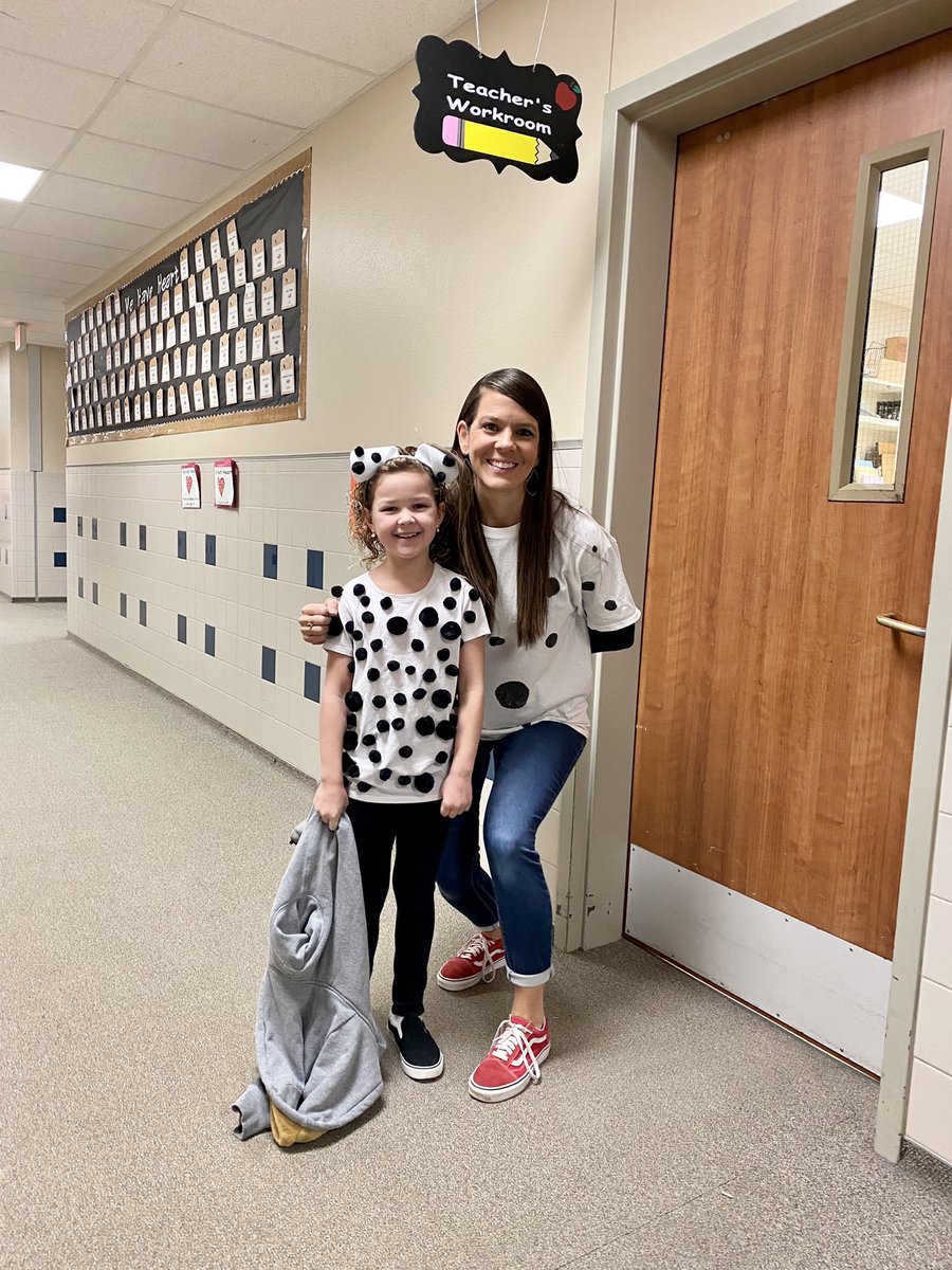 First grade celebrated their 101 days of school. She is a pretty cute little Dalmatian ❤️