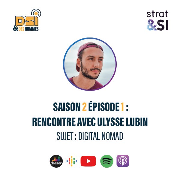 Venez découvrir le 1er épisode de la saison 2 de #DSIetDesHommes où <a href="/NicoBard/">Nicolas BARD</a> a eu le plaisir d’accueillir <a href="/UlysseLubin/">Ulysse Lubin</a> qui va nous parler de son parcours et de sa philosophie de vie !! Retrouvez l’épisode de notre #podcast sur votre plateforme préférée lnkd.in/dtK9Qvvx
