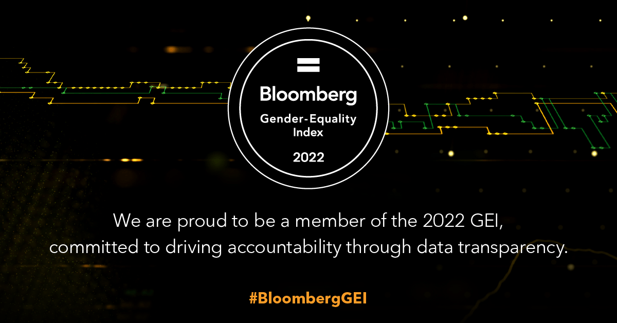 As we continue our commitment to gender equality, we are proud to announce our inclusion in the 2022 <a href="/Bloomberg/">Bloomberg</a> Gender-Equality Index. #BloombergGEI ms.spr.ly/6016Z7amr