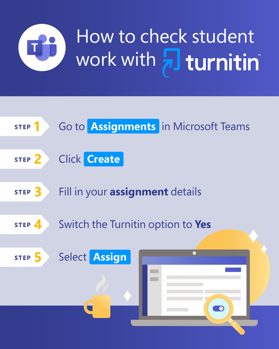 Did you know you can check student work for plagiarism right within #MicrosoftTeams? 🤔

@turnitin #MicrosoftEDU