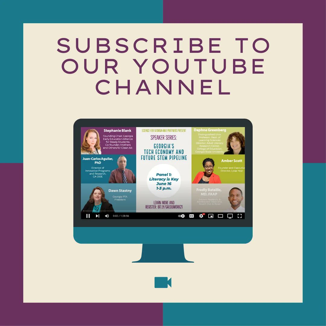Sci4GA's tweet photo. Are you subscribed to the #Sci4ga YouTube channel? If you’re not, you should be! Tap the link to subscribe and learn about various topics from Sustainable Agriculture to the Physics of Knitting! https://t.co/IhqRxfVXLr #Scicomm #AAASLSEN #YouTube https://t.co/1MKCMVV3HG