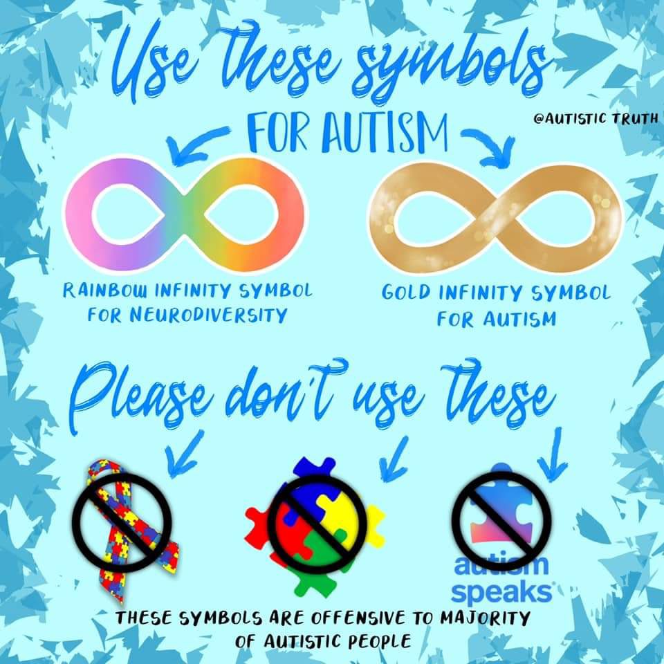 Use these Symbols for Autism by @autistictruth