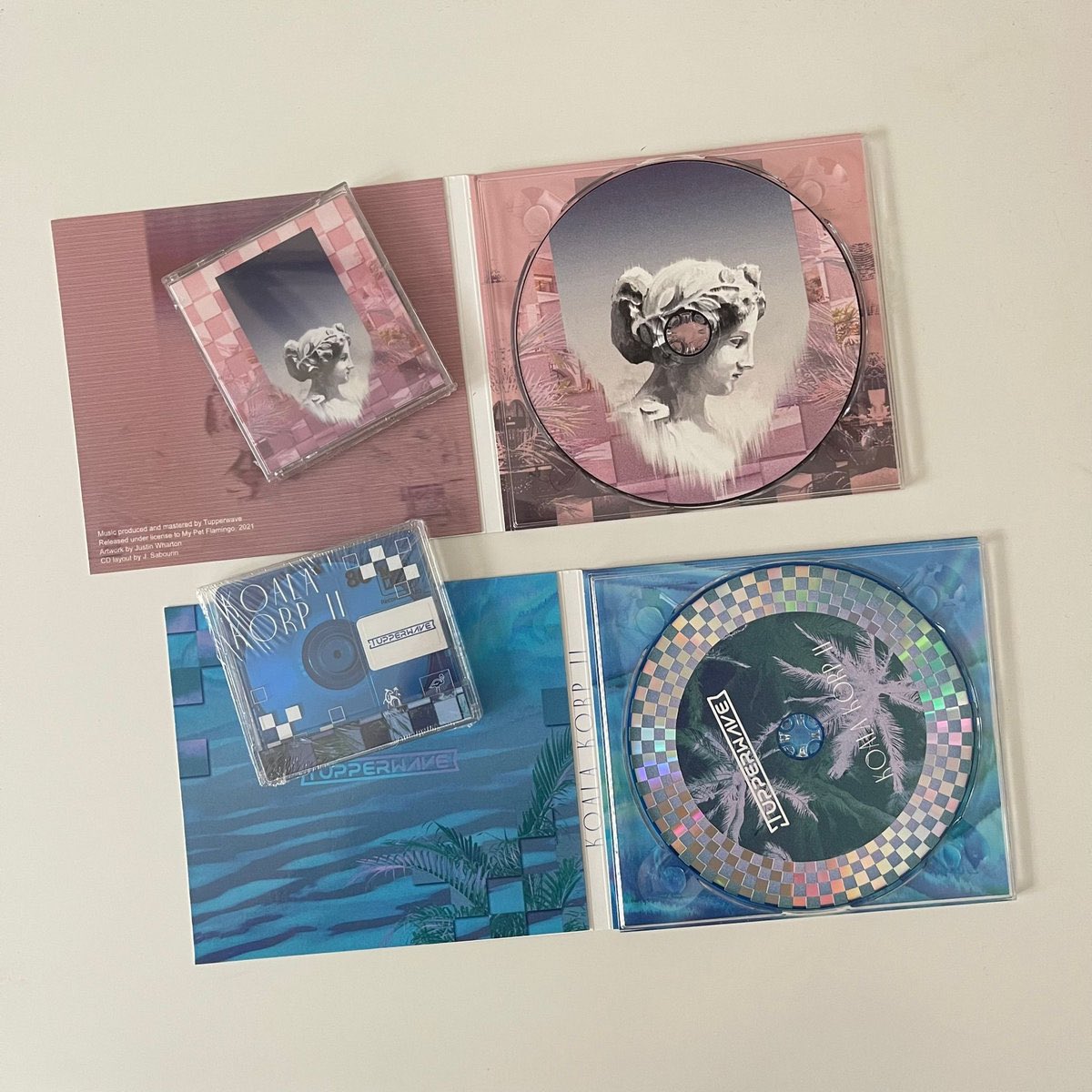 MyPetFlamingoUK's tweet photo. Out Now:
KOALA KORP I & II by @TUPPERWAVEMUSIC available on CD & Minidisc 💿💽
https://t.co/g1kTTQejby
#tupperwave #cd #minidisc https://t.co/HnJG3f8Qve