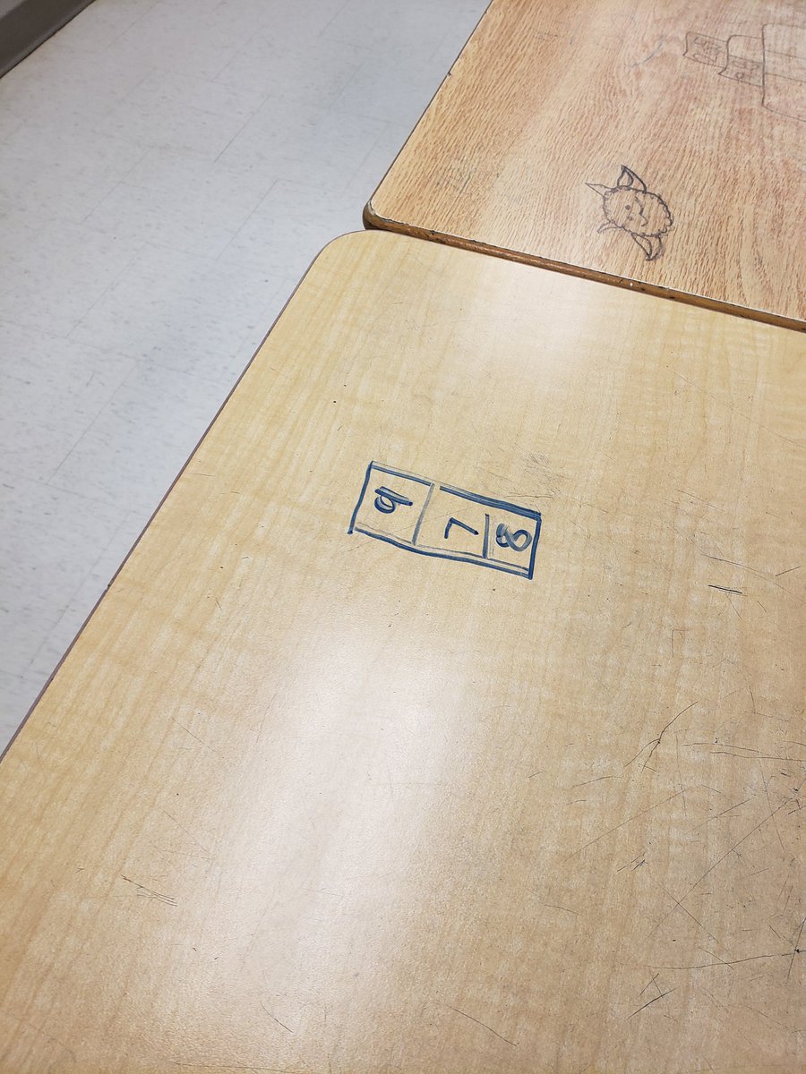GarciaTVDSB's tweet photo. Last riddle of the week. Although we were a bit tired, we fought through it and came up with some excellent critical thinking to solve this problem. #math #grade7 #lockespride #patternsinmath https://t.co/hQmzuPjy5N