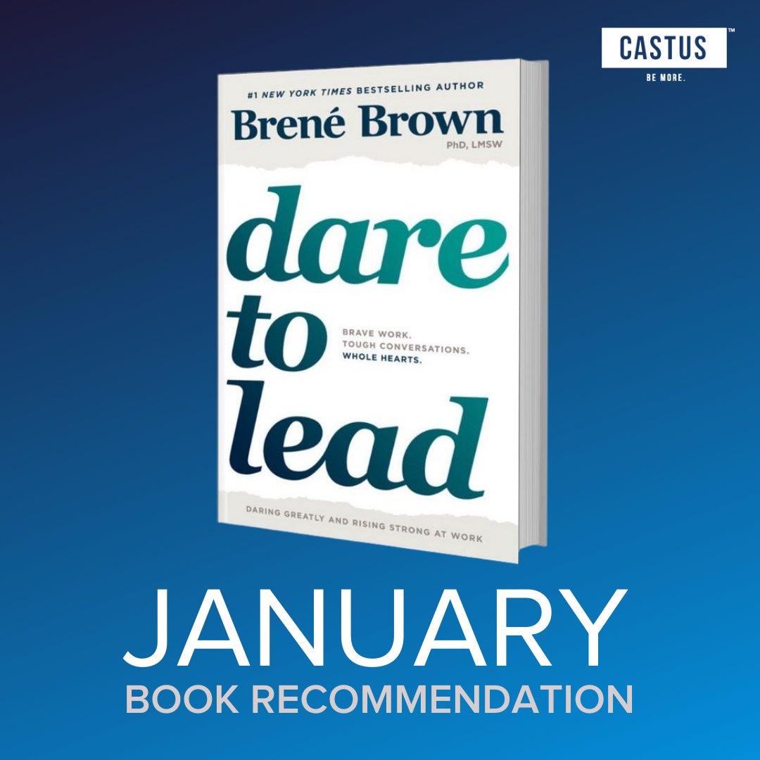 castusglobal's tweet photo. This month's recommendation comes from our Director of Accounts + Operations, Alisa Werner. "Dare to Lead" by Brene Brown is a thought-provoking piece about modern workplace culture and vulnerable leadership. 
#workplace #culture #book #reading #lead #leadership https://t.co/5b5v27EWBG