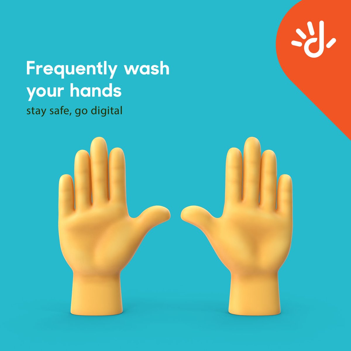 Dhiraagu's tweet photo. Frequently wash your hands 🙌🏽🧼

#StaySafe #GoDigital https://t.co/TVVz5eIMcJ