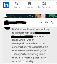 Lift as you climb. This made my day. @WeAreUnidos <a href="/JMurguia_Unidos/">Janet Murguía</a>