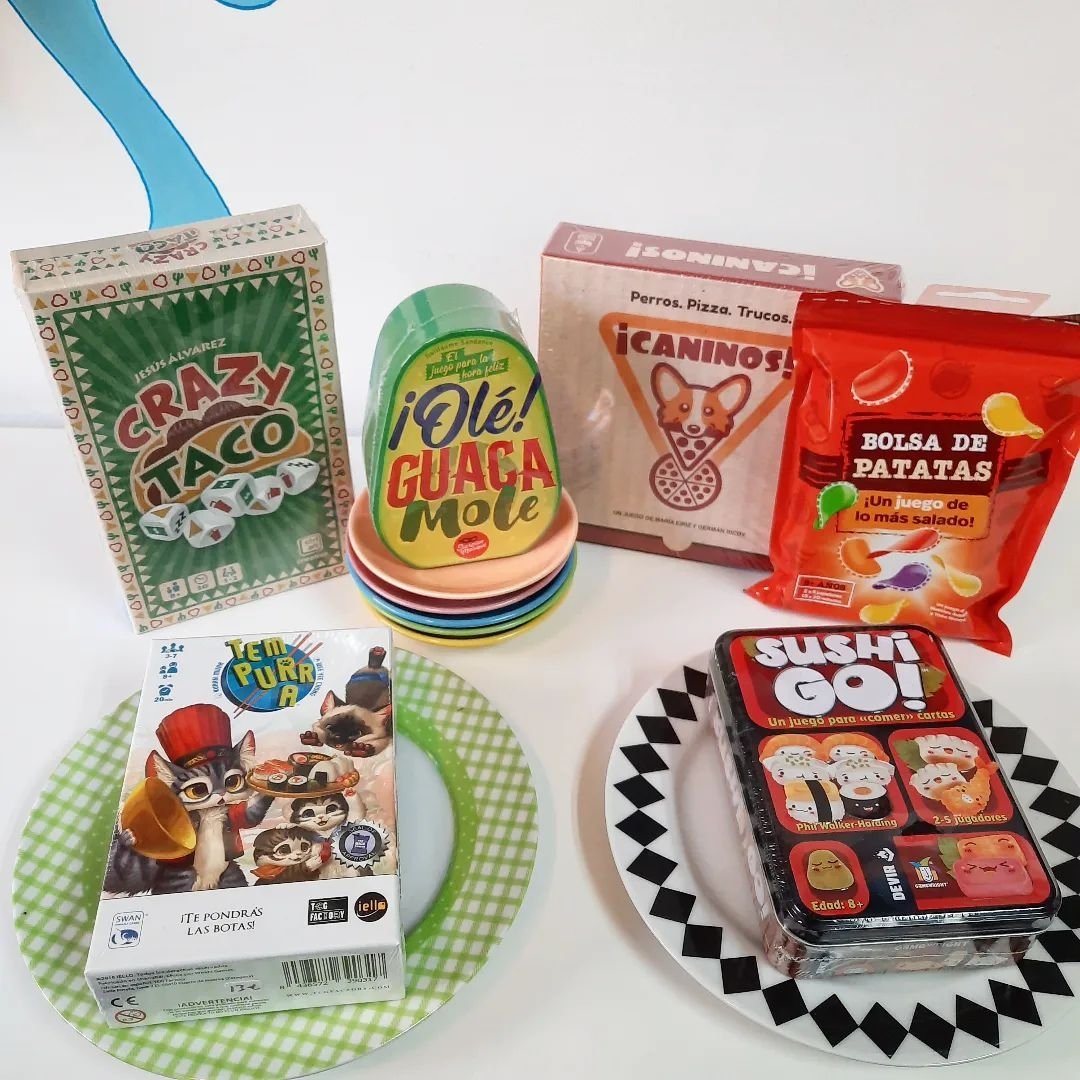 Llega el finde y toca enseñaros juegos. En esta ocasión además os lanzamos una pregunta.

¿Qué os gusta más comer?
🌮 Unos tacos con guacamole.
🍣 Un buen sushi.
🍕O una pizza con patatas fritas.

#ElGatoJugón