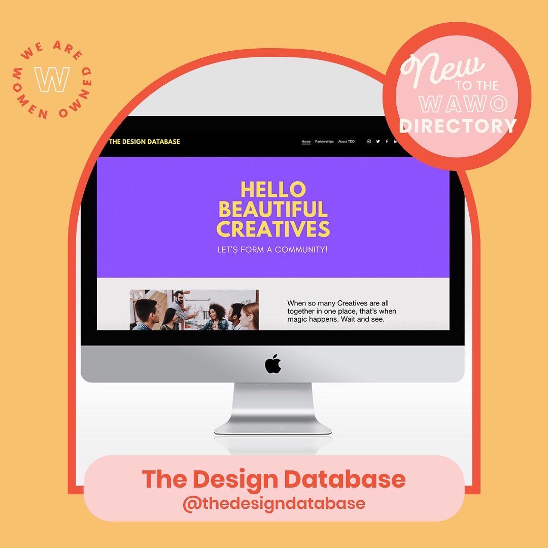 thedsgndatabase's tweet photo. We are SO excited and grateful to have @thedsgndatabase in the @WeAreWomenOwned Directory! 

Thank you SO much for this #opportunity! #femalefounders 

Check out our listing and profile! 💛

https://t.co/QsjBGy1BA8 https://t.co/I4HDQdBnlp