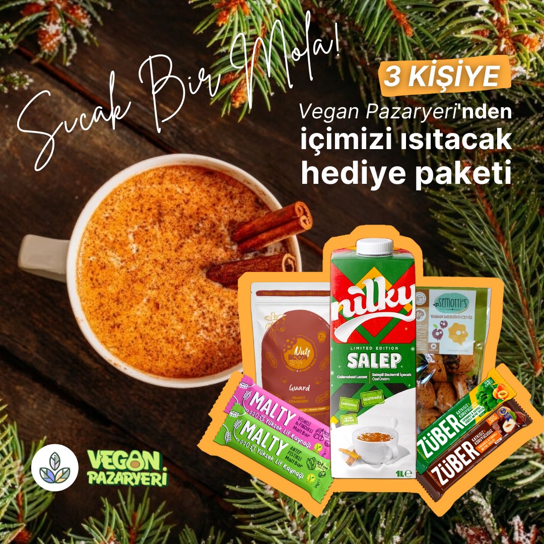 vegvorous's tweet photo. ☕️VEGvorous takipçilerinin içini ısıtacak bir çekilişle karşınızdayız!

💚Yalnızca 1 kişiye değil, tam 3 kişiye https://t.co/5GXksAhEKe’dan muhteşem bir paket hediye!

Detaylar instagram sayfamızda 🤗 https://t.co/xEUChiza80