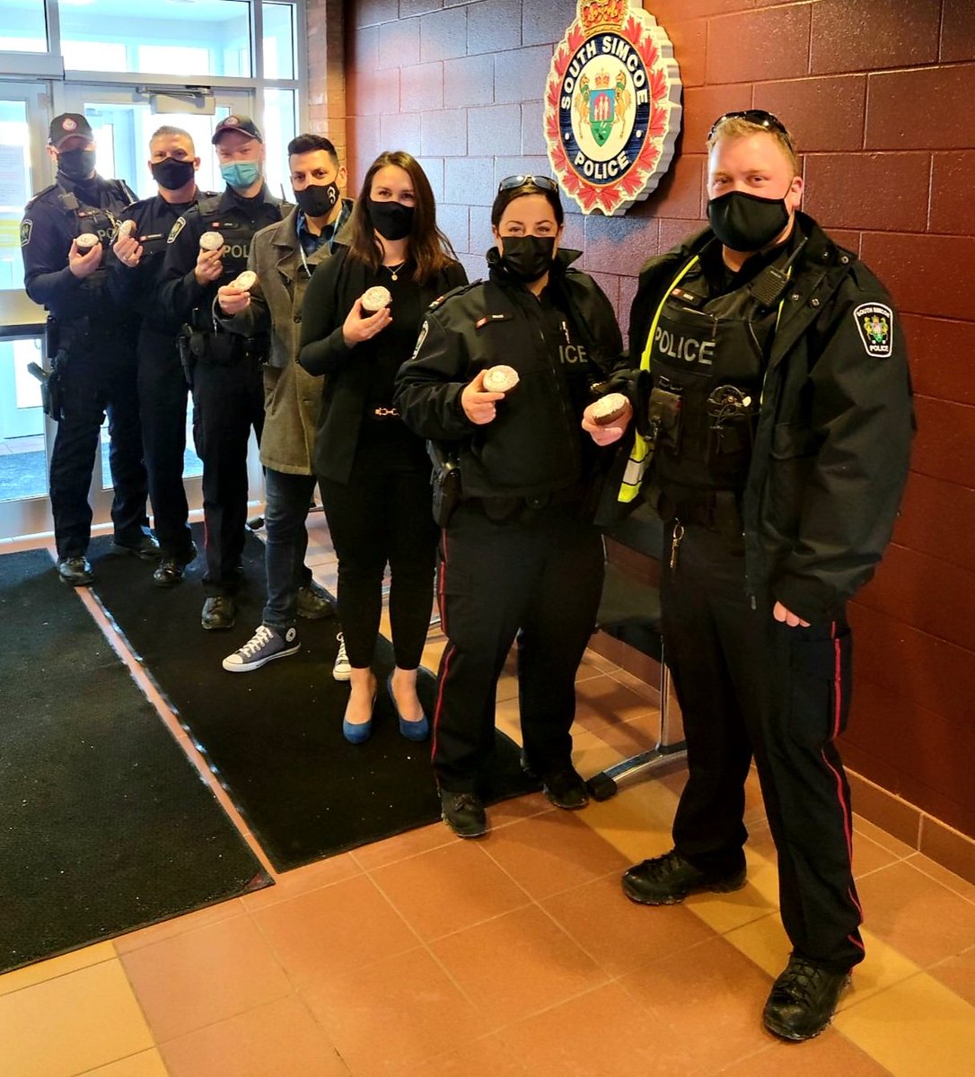 Members at our South Division in #Bradford supporting Special Olympics with #ChooseToInclude donuts from <a href="/TimHortons/">Tim Hortons</a>.
100% of proceeds go to local  <a href="/SpecialOCanada/">Special Olympics Canada</a> community programs. The donuts are only available today through Sunday! 
<a href="/torchrunontario/">Torch Run Ontario</a> 
<a href="/SOOntario/">Special Olympics Ontario</a>