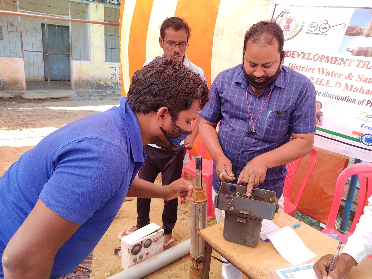 On date- 28-01-2022, the training program of 3 batches of skill development training program running under <a href="/jaljeevan_/">Jal Jeevan Mission- #JalMahotsav2026 #HarGharJal</a> in Saraipali block of <a href="/MahasamundDist/">Mahasamund</a> was completed in Gram Panchayat Kisari.
<a href="/jjmchhattisgarh/">Jal Jeevan Mission, Chhattisgarh</a> <a href="/sweta247/">Sweta Patnaik</a> <a href="/UNICEFIndia/">UNICEF India</a> <a href="/MoJSDoWRRDGR/">Not Ministry of Jalshakti Anymore</a> <a href="/ChhattisgarhCMO/">CMO Chhattisgarh</a> <a href="/PMOIndia/">PMO India</a>