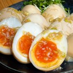 ネギ塩だれと卵の組み合わせがとっても美味しそう!作り方も簡単な「煮卵」レシピ!